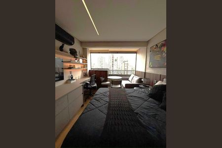 Sala / Quarto de apartamento para alugar com 1 quarto, 27m² em Vila Olímpia, São Paulo