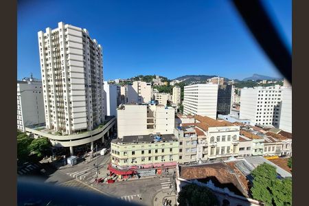 Vista  de apartamento à venda com 1 quarto, 26m² em Lapa, Rio de Janeiro