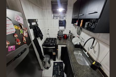 Cozinha  de apartamento à venda com 1 quarto, 26m² em Lapa, Rio de Janeiro