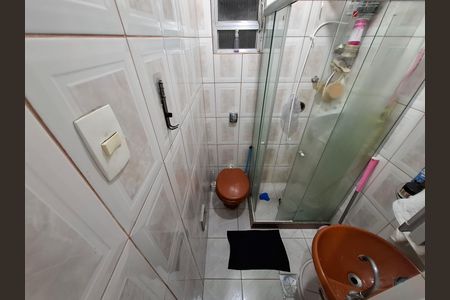 Banheiro  de apartamento à venda com 1 quarto, 26m² em Lapa, Rio de Janeiro