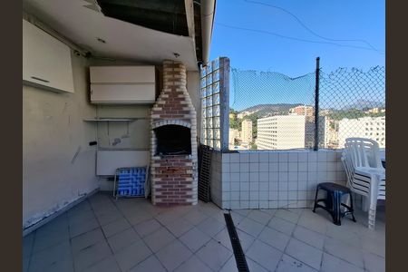 Área comum - Churrasqueira de apartamento à venda com 1 quarto, 26m² em Lapa, Rio de Janeiro