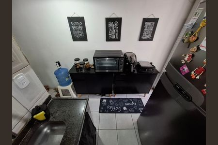 Cozinha  de apartamento à venda com 1 quarto, 26m² em Lapa, Rio de Janeiro