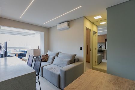 Sala de apartamento à venda com 1 quarto, 46m² em Bosque, Campinas