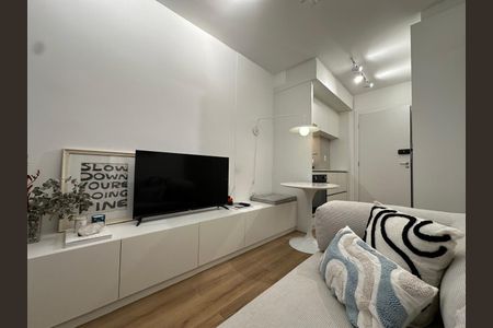 Studio para alugar com 27m², 1 quarto e sem vaga Studio para alugar com 27m², 1 quarto e sem vagaSala