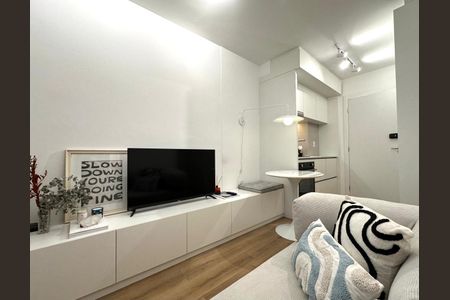 Studio para alugar com 27m², 1 quarto e sem vaga Studio para alugar com 27m², 1 quarto e sem vagaSala