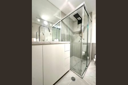 Studio para alugar com 27m², 1 quarto e sem vaga Studio para alugar com 27m², 1 quarto e sem vagaBanheiro
