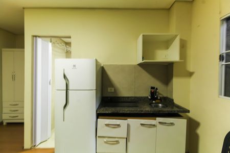 Studio para alugar com 30m², 1 quarto e sem vaga Studio para alugar com 30m², 1 quarto e sem vagaCozinha