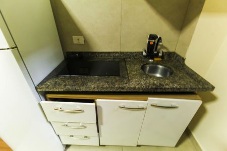 Studio para alugar com 30m², 1 quarto e sem vaga Studio para alugar com 30m², 1 quarto e sem vagaCozinha