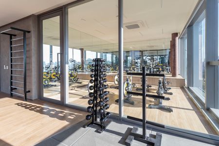 Studio para alugar com 28m², 1 quarto e sem vaga Studio para alugar com 28m², 1 quarto e sem vagaÁrea comum - Academia