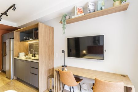 Studio para alugar com 28m², 1 quarto e sem vaga Studio para alugar com 28m², 1 quarto e sem vagaStudio