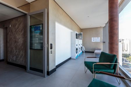 Studio para alugar com 28m², 1 quarto e sem vaga Studio para alugar com 28m², 1 quarto e sem vagaLavanderia