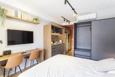 Studio de kitnet/studio para alugar com 1 quarto, 28m² em Indianópolis, São Paulo