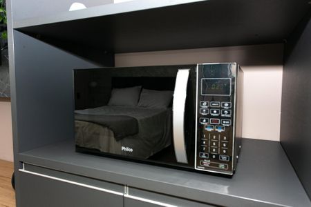 Studio à venda com 26m², 1 quarto e sem vaga Studio à venda com 26m², 1 quarto e sem vagaCozinha - Microondas