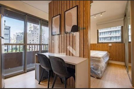 Foto 01 de kitnet/studio para alugar com 1 quarto, 26m² em Jardins, São Paulo
