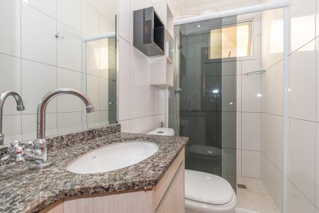 Banheiro da Suíte  de apartamento para alugar com 2 quartos, 65m² em Centro, Sumaré