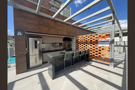 Apartamento para alugar com 34m², 1 quarto e 1 vaga Apartamento para alugar com 34m², 1 quarto e 1 vagaÁrea comum - Churrasqueira