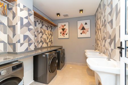Apartamento à venda com 32m², 2 quartos e 1 vaga Apartamento à venda com 32m², 2 quartos e 1 vagaLavanderia