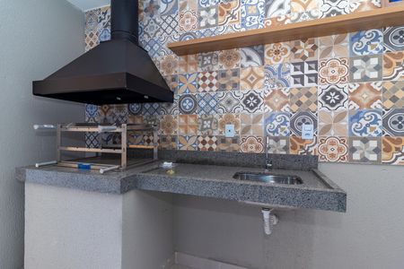Apartamento à venda com 32m², 2 quartos e 1 vaga Apartamento à venda com 32m², 2 quartos e 1 vagaÁrea comum - Churrasqueira