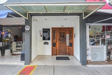 Apartamento para alugar com 50m², 1 quarto e 1 vagaFachada e portaria
