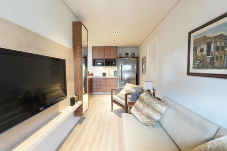 Sala de apartamento para alugar com 1 quarto, 57m² em Bela Vista, São Paulo