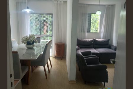 Sala de apartamento à venda com 2 quartos, 56m² em Chácara Agrindus, Taboão da Serra
