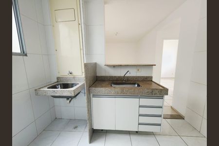 Cozinha de apartamento para alugar com 2 quartos, 45m² em Estrela do Oriente, Belo Horizonte