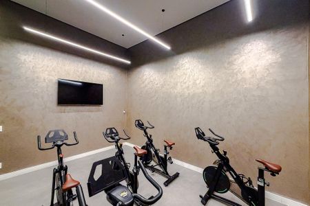 Studio para alugar com 32m², 1 quarto e sem vaga Studio para alugar com 32m², 1 quarto e sem vagaÁrea comum - Academia