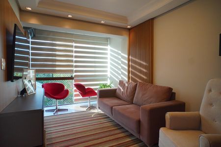 Sala  de apartamento à venda com 2 quartos, 136m² em São Sebastião, Porto Alegre