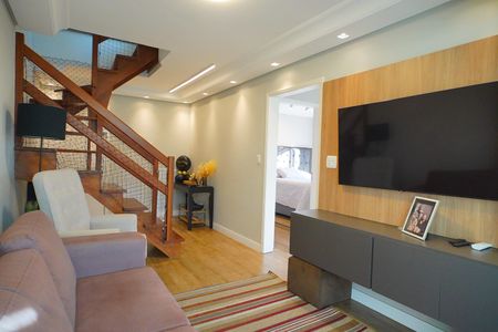 Sala  de apartamento à venda com 2 quartos, 136m² em São Sebastião, Porto Alegre