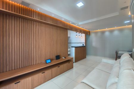 Sala de apartamento para alugar com 3 quartos, 130m² em Vila Caiçara, Praia Grande
