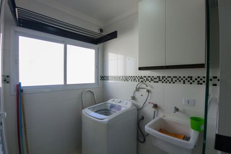 Área de Serviço de apartamento para alugar com 3 quartos, 130m² em Vila Caiçara, Praia Grande