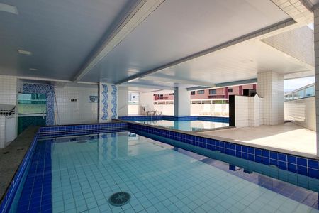 Área comum - Piscina de apartamento para alugar com 3 quartos, 130m² em Vila Caiçara, Praia Grande