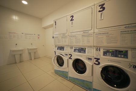 Studio à venda com 36m², 1 quarto e sem vagaLavanderia