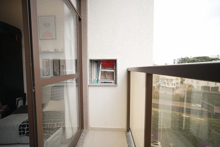 Studio à venda com 36m², 1 quarto e sem vagaVaranda