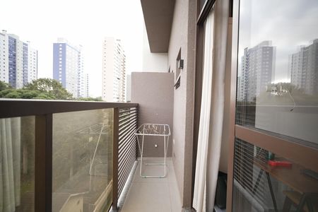 Studio à venda com 36m², 1 quarto e sem vagaVaranda