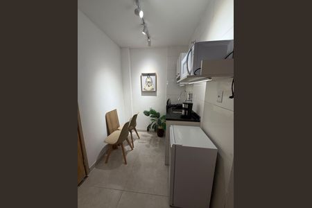 Cozinha de kitnet/studio à venda com 1 quarto, 20m² em Copacabana, Rio de Janeiro