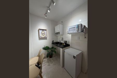 Cozinha de kitnet/studio à venda com 1 quarto, 20m² em Copacabana, Rio de Janeiro