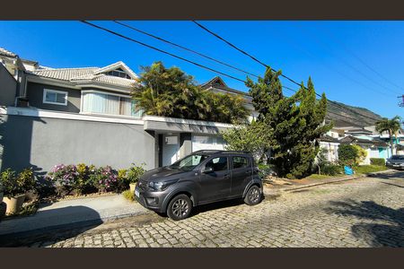 Fachada da Casa  de casa de condomínio à venda com 4 quartos, 250m² em Vargem Pequena, Rio de Janeiro