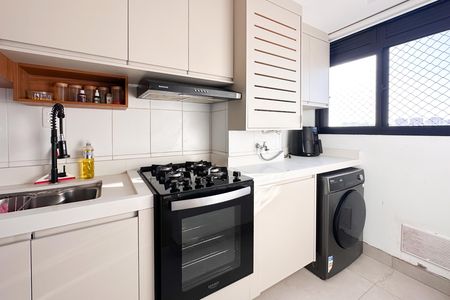 Cozinha de apartamento à venda com 2 quartos, 44m² em Vila Santa Luzia, São Bernardo do Campo