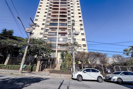Fachada com Plaquinha de apartamento à venda com 3 quartos, 106m² em Vila São José, São Paulo