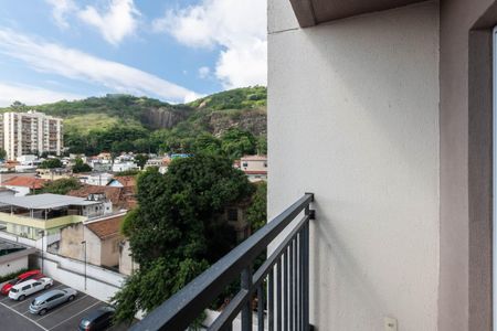 Varanda da Sala de apartamento à venda com 2 quartos, 45m² em Riachuelo, Rio de Janeiro