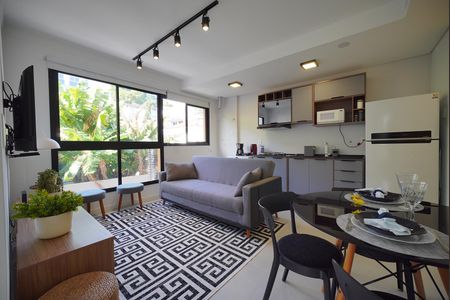 Sala de apartamento para alugar com 1 quarto, 40m² em Centro, Florianópolis