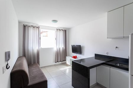 Sala/Cozinha de apartamento para alugar com 1 quarto, 40m² em Ouro Preto, Belo Horizonte