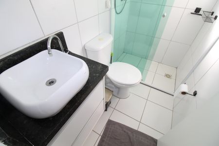 Banheiro de apartamento para alugar com 2 quartos, 48m² em Parque Industrial, São José dos Campos