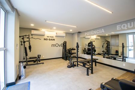 Apartamento para alugar com 38m², 2 quartos e sem vaga Apartamento para alugar com 38m², 2 quartos e sem vagaÁrea comum - Academia