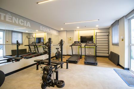 Apartamento para alugar com 38m², 2 quartos e sem vaga Apartamento para alugar com 38m², 2 quartos e sem vagaÁrea comum - Academia