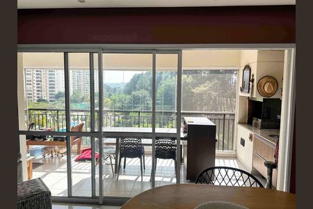 Varanda gourmet de apartamento para alugar com 2 quartos, 144m² em Alphaville, Santana de Parnaíba