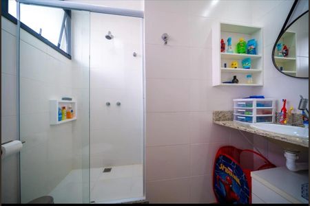 Banheiro da Suíte 4 de casa de condomínio à venda com 4 quartos, 199m² em Recreio dos Bandeirantes, Rio de Janeiro