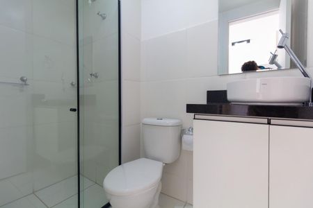 Studio para alugar com 27m², 1 quarto e sem vaga Studio para alugar com 27m², 1 quarto e sem vagaStudio - Banheiro