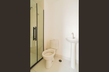 Studio para alugar com 30m², 1 quarto e sem vaga Studio para alugar com 30m², 1 quarto e sem vagaBanheiro